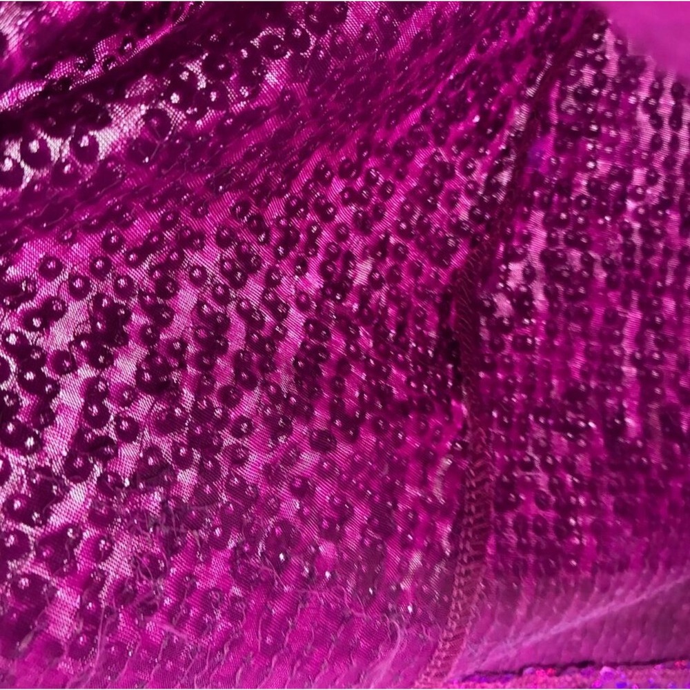 Natalie Dance Wear Sequin Mini Dress‎ Women Small Purple NWT NF8457 Sleeveless - Picture 9 of 10